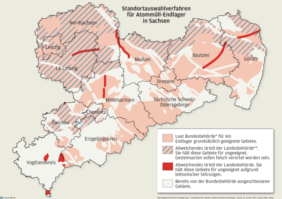 Könnte deutscher Atommüll auch bald in Sachsen liegen? - 