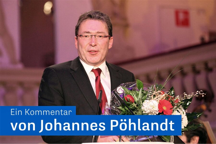 Kommentar zum Stühlerücken im Zwickauer Stadtrat: Vertrauensverlust droht - 2015 erhielt Jens Heinzig von der Stadt Zwickau die Stephan-Roth-Bürgermedaille für sein langjähriges Wirken als SPD-Stadtrat.