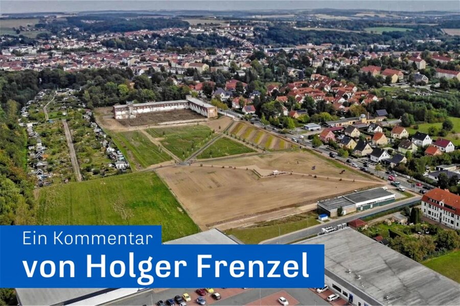 Kommentar zur Namenssuche für die neue Parkanlage in Meerane: Gut gemeint, schlecht kommuniziert - Die neue Parkanlage befindet sich am Wilhelm-Wunderlich-Park.