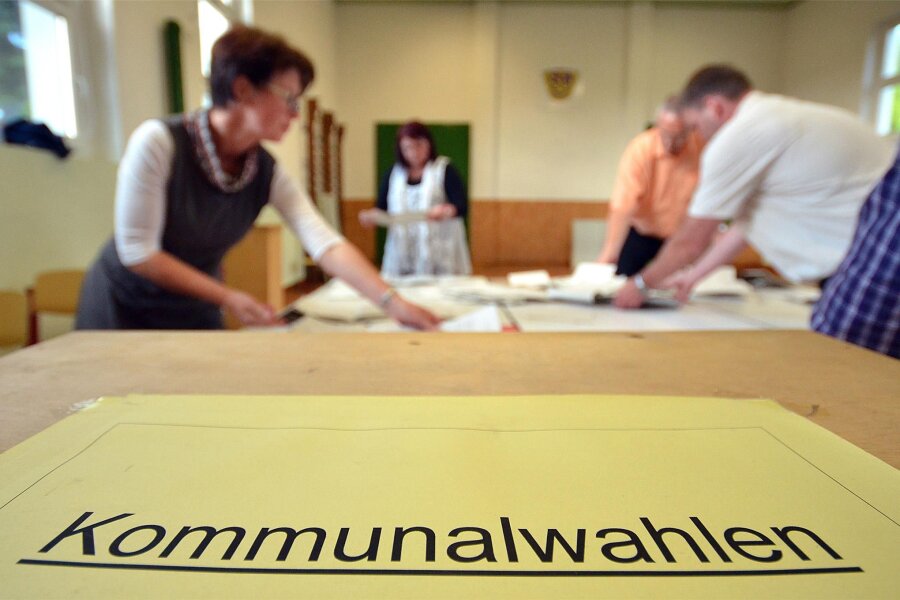 Kommunalwahl im Erzgebirge: Tarnliste in Gelenau, Vorwürfe in Marienberg, Kandidatenschwund in Olbernhau - Ab 18 Uhr werden am Sonntag in den Wahllokalen die Stimmen ausgezählt.