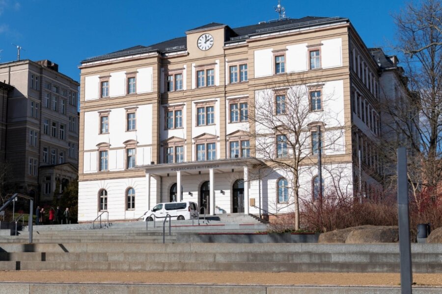 Das Hauptgebäude der Hochschule Mittweida. 