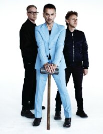 Kontrollen vor Depeche-Mode-Konzert verstärkt - Andrew Fletcher, Dave Gahan und Martin Gore (von links) sind Depeche Mode.