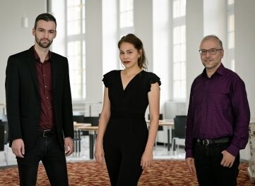 Konzert in der Orangerie - Mezzosopranistin Marlen Bieber, Bassbariton Felix Rohleder und Dan Ratiu treten am Sonntag in Lichtenwalde auf. 