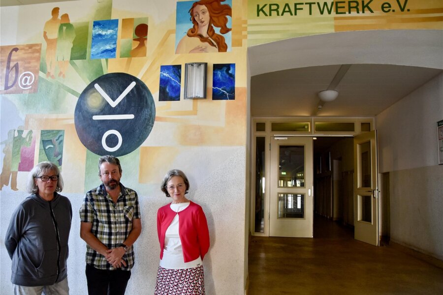 Kraftwerk Chemnitz: Der Avantgardist in der Soziokultur - Seit Jahrzehnten für das Kraftwerk engagiert: Kerstin Wolf, Uwe Klötzer und Ute Dziuballa.