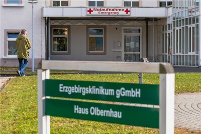 Krankenhaus Olbernhau: Gesundheitsversorgung im Umbruch - Das Olbernhauer Krankenhaus befindet sich im Wandel. Foto: Kristian Hahn/Archiv