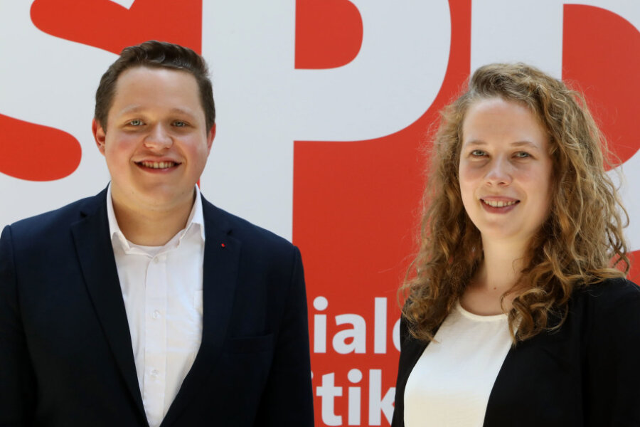 Kreis-SPD hat erstmals ein Führungsduo - Felix Bayer aus Glauchau und Antje Junghanns aus Lichtenstein sind das heue Führungsduo. 