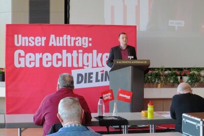 Kreisvorsitz und Landratskandidat: Die Linken im Kreis Zwickau haben eine neue Nummer eins - Alexander Weiß auf dem Kreisparteitag. 