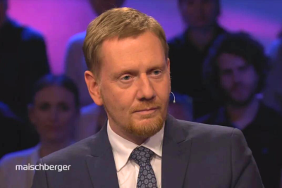 Kretschmer bei Maischberger: Warum er Scholz lobt und was er in der Asylpolitik sofort ändern würde - Fordert eine Reduzierung der Sozialleistungen für ausreisepflichtige Asylbewerber: Michael Kretschmer in der ARD.Talkshow "Maischberger". 