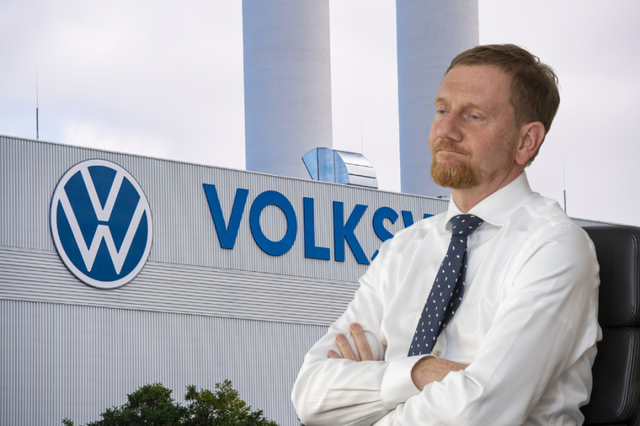 Kretschmer zu Volkswagen und Co.: "Die Ampel hat uns in anderthalb Jahren in eine desaströse Situation geführt" - 