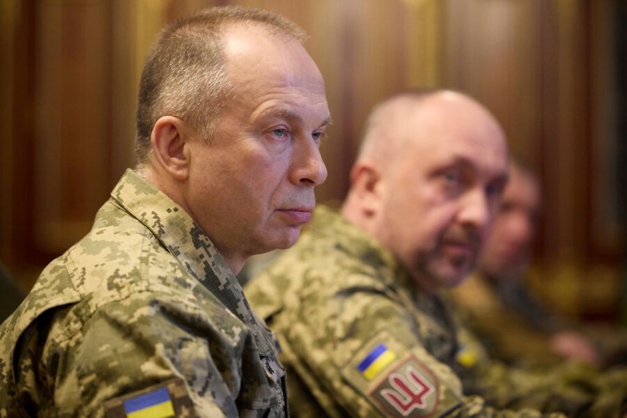 Krieg gegen die Ukraine: So ist die Lage - Generaloberst Olexander Syrskyj: "Die Situation ist schwierig."