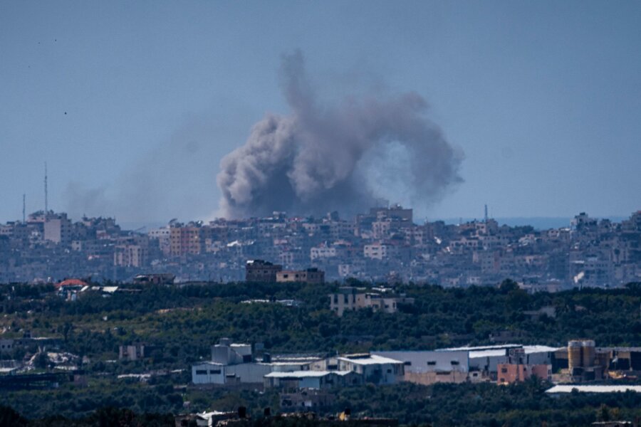 Krise bei Verhandlungen über Gaza-Feuerpause? - Die Angriffe der israelischen Armee auf den Gazastreifen laufen weiter.
