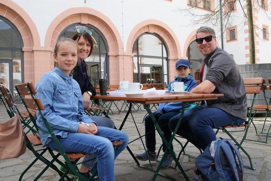 Das Modellprojekt machte es möglich: Familie Swoboda reiste Anfang April extra aus Leipzig an, um freie Zeit in Augustusburg zu verbringen. 