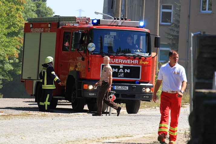 Küchenbrand in Limbach-Oberfrohna - Die Feuerwehr hatte den Brand schnell gelöscht.
