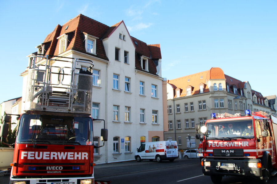 Am Mittwochmorgen sorgte ein Küchenbrand in Freiberg für eine kurzzeitige Sperrung der Dresdner Straße.