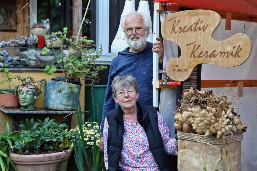 Künstler freuen sich zu Pfingsten wieder auf Besucher - Irmi und Stephan Taubert öffnen ihr Atelier in Meinsdorf am Sonntag.