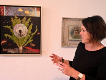 Künstlerin aus Tannenberg zeigt ihre Werke in Pfarrhausgalerie - Arbeiten von Gabriela Schlenz sind in der aktuellen Ausstellung in der Pfarrhausgalerie in Jöhstadt zu sehen. 