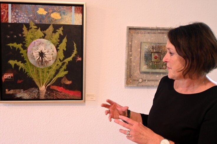 Künstlerin aus Tannenberg zeigt ihre Werke in Pfarrhausgalerie - Arbeiten von Gabriela Schlenz sind in der aktuellen Ausstellung in der Pfarrhausgalerie in Jöhstadt zu sehen. 