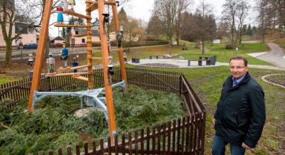 Kulturpark in Pockau wiedereröffnet - neue Brücke bleibt bis Frühjahr gesperrt - 