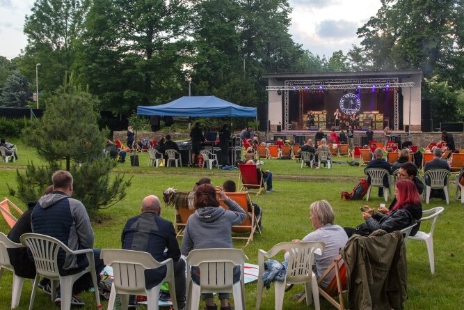 Zum Picknick-Konzert kamen im Juni vergangenen Jahres etwa 200 Besucher. Damals gab es noch Corona-Beschränkungen. 