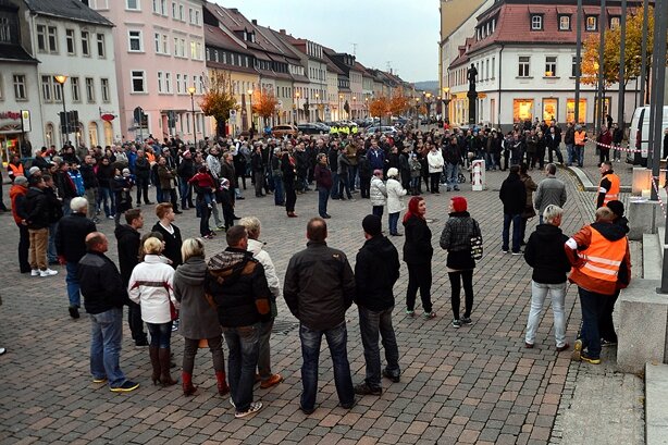 Kundgebung in Frankenberg verläuft friedlich - 