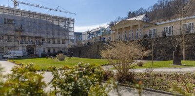 Kurhaus-Sanierung dauert bis Herbst 2022 - Die Kurhaussanierung erfolgt bei laufendem Betrieb. 