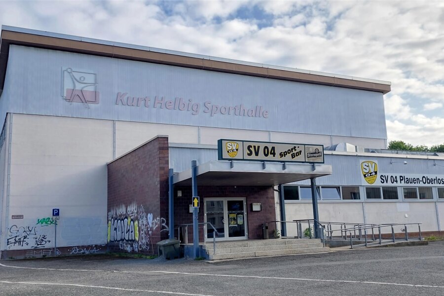 Kurt-Helbig-Sporthalle in Plauen soll saniert werden - Die Stadt möchte für die Sanierung der Helbig-Halle eine Förderung nutzen und hofft auf zeitnahe Sanierung.