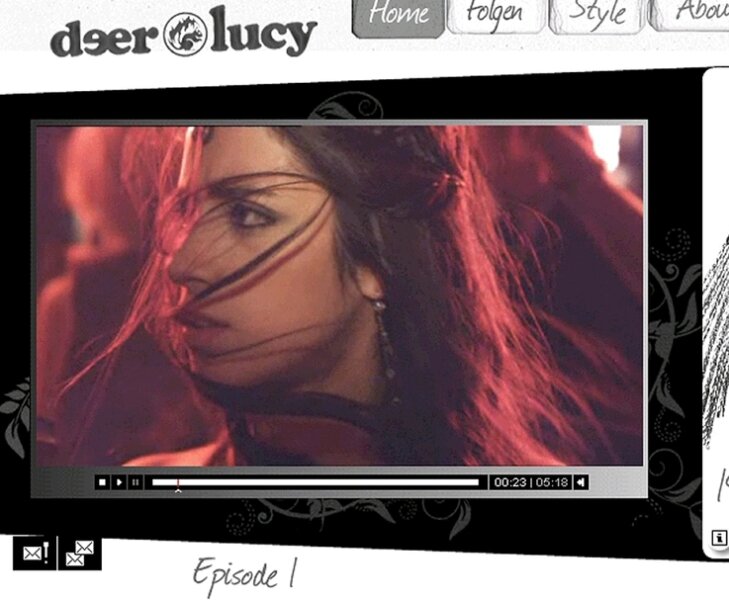 "Land-Ei" Lucy aus Zwickau sucht virtuell in Berlin ihr Glück - 
              <p class="artikelinhalt">Screenshot aus dem ersten Teil der Web-TV-Serie "Deer Lucy"</p>
            