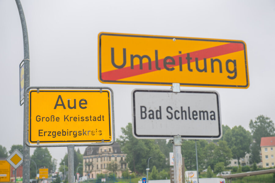 Landesregierung sagt Ja zur Fusion von Aue und Bad Schlema - Foto: Georg Ulrich Dostmann/Archiv