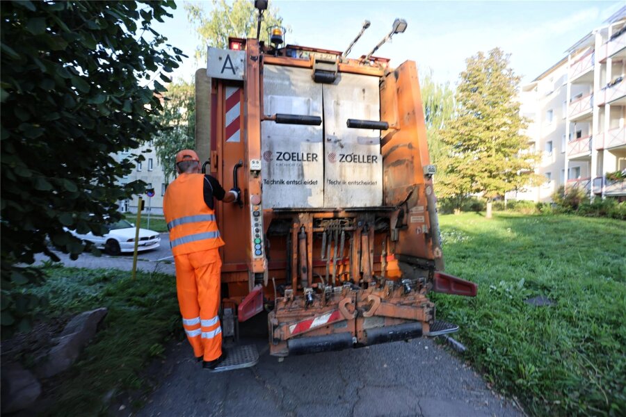 Landkreis Zwickau: Die Abfallmengen gehen deutlich zurück - Im vergangenen Jahr musste deutlich weniger Restmüll entsorgt werden.