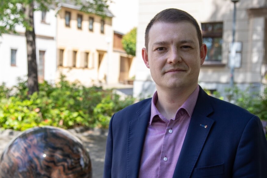 Alexander Weiß aus Hohenstein-Ernstthal ist der Kandidat der Partei Die Linke. 