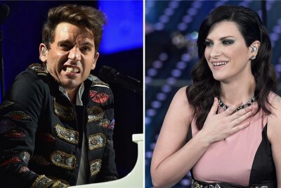 Laura Pausini und Mika moderieren den Eurovision Song Contest in Turin 2022 - 