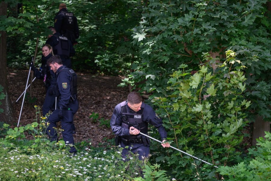 Leichenfund in Döbeln - Ist es die vermisste Valeriia? - Auf der Suche nach dem ukrainischen Mädchen waren mehr als 400 Polizisten im Einsatz.
