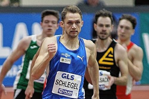 Leichtathlet Marvin Schlegel: Mit DM-Gold an den Bosporus - Marvin Schlegel lief bei der Hallen-DM in Dortmund am Sonntag über 400Meter erstmals zum Titel. Nun gönnt er sich etwas Ruhe. 