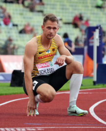 Leichtathletik-EM: Marvin Schlegel vom LAC Chemnitz scheidet im 400-Meter-Vorlauf aus - Marvin Schlegel aus Deutschland