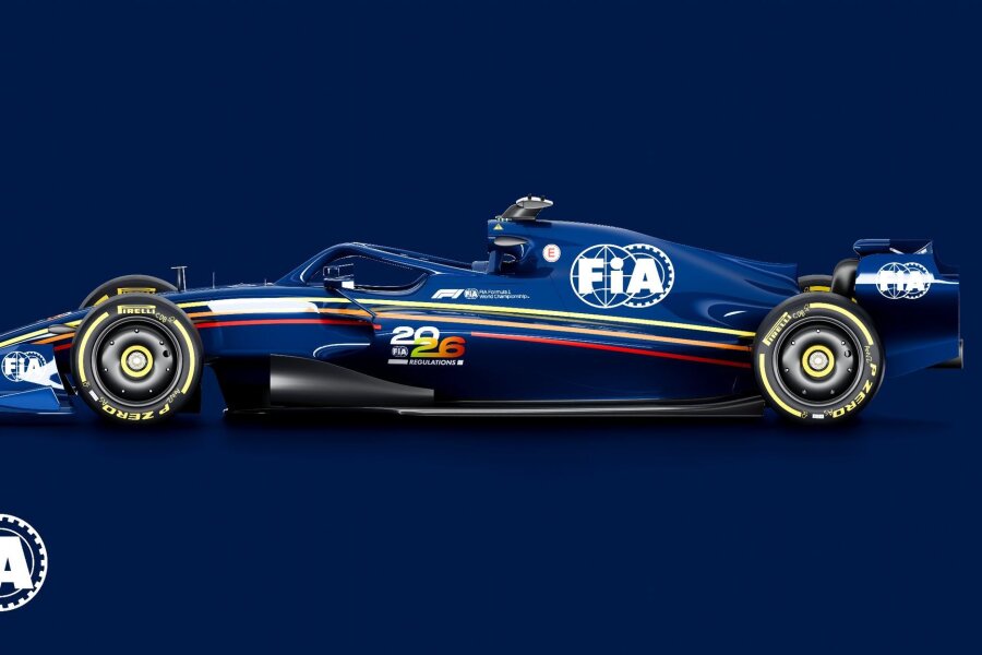 Leichter, nachhaltiger: Formel-1-Zukunft vorgestellt - Die Fia hat ein Konzept-Auto für die Zukunft der Formel 1 vorgestellt.