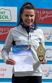 Lengenfelderin bereit für Marathon - Siegreich: Susan Weigert vom VfB Lengenfeld. 