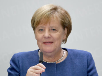 Leser-Debatte mit der Kanzlerin - wie man teilnehmen kann - Angela Merkel (CDU) kommt nach Chemnitz.