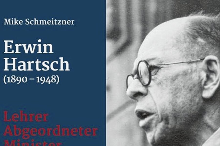 Lesung in Mylau: Eine Annäherung an Erwin Hartsch - Das Cover des Buches über Erwin Hartsch. 