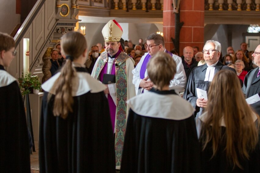 Lettischer Bischof zu Gast 