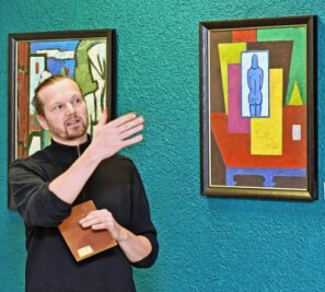 Letzig-Werke sollen Basis für Kunstsammlung bilden - Michael Knauth gilt als Impulsgeber der Werkschau. Er stellte den Kontakt zum Sohn des 1989 verstorbenen Künstlers Rudolf Letzig her, der der Bergstadt 34 Werke übereignete. 