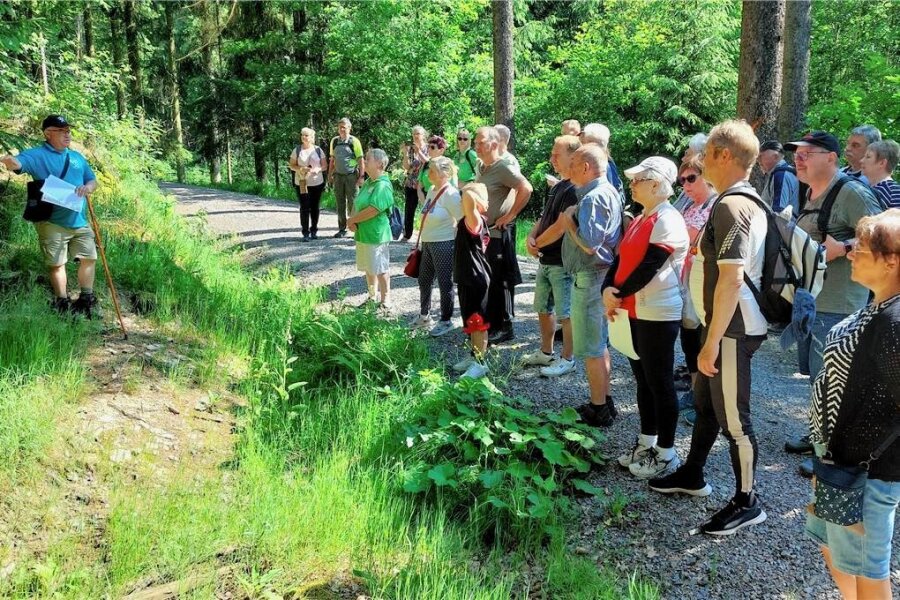 Letzte Bergbauwanderung in Falkenau - aber es geht weiter - 29 Teilnehmer zählte am Sonntag die 15. und letzte Bergbauwanderung durch den Zechengrund in Falkenau. 
