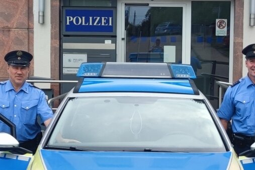 Lichtenau hat neue Bürgerpolizisten - Die Bürgerpolizisten René Brendel (links) und Tino Halm. 