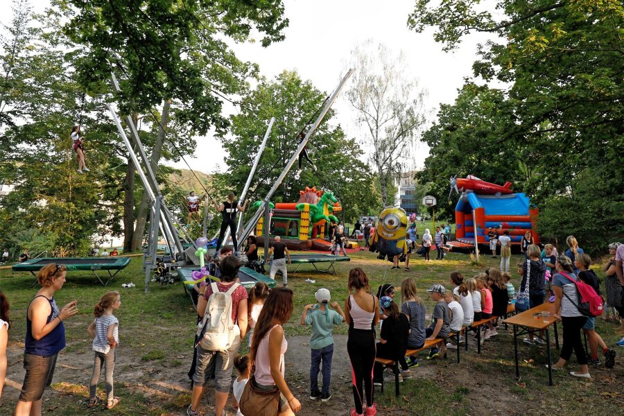 Lichtenstein: Kinder- und Jugendtag mit Zusatzprogramm - Der Kinder- und Jugendtag zieht immer im September viele Menschen in den Gymnasiumspark, im Bild 2020.