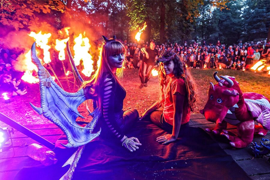 Lichtenstein: Lichtshow begeistert im Stadtpark - Das Licht- und Lampionfest begeisterte die Besucher mit seiner Vielfalt.