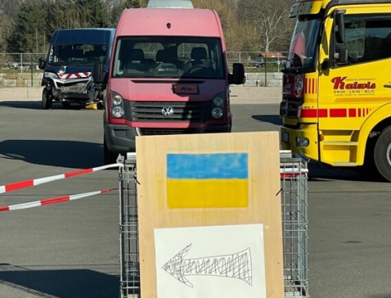 Der Lions Club Limbach-Oberfrohna "Johann Esche" hat Hilfsgüter gesammelt und in die Ukraine transportiert.