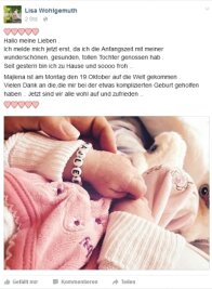 Lisa Wohlgemuth im Babyglück: Ehemalige DSDS-Kandidatin bringt Tochter zur Welt - 