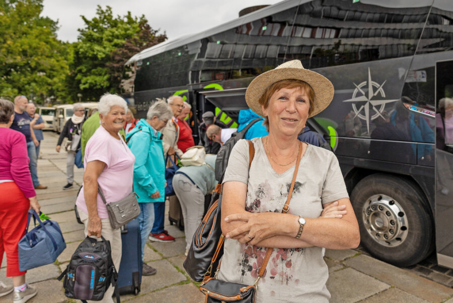 Lust auf Bus - trotz höherer Preise - Frisch zurück von der Ostseeküste: Bus-Touristin Gudrun Weller aus Rosenthal war fünf Tage mit SZ-Reisen unterwegs.  