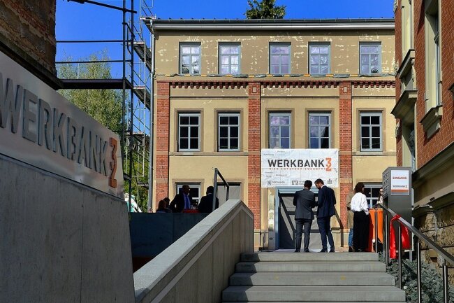 "Makerhubs" zur Kulturhauptstadt: Acht Kreativzentren in der Region Chemnitz gekürt - Ein leer stehendes Gebäude des Gründerzentrums "Werkbank 32" in Mittweida soll künftig neuen Unternehmen und Kreativen dienen.