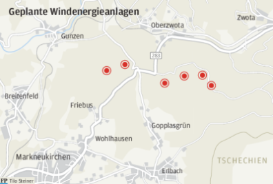 Markneukirchener Stadtrat lehnt Windrad-Pläne am Hohen Brand mehrheitlich ab - 