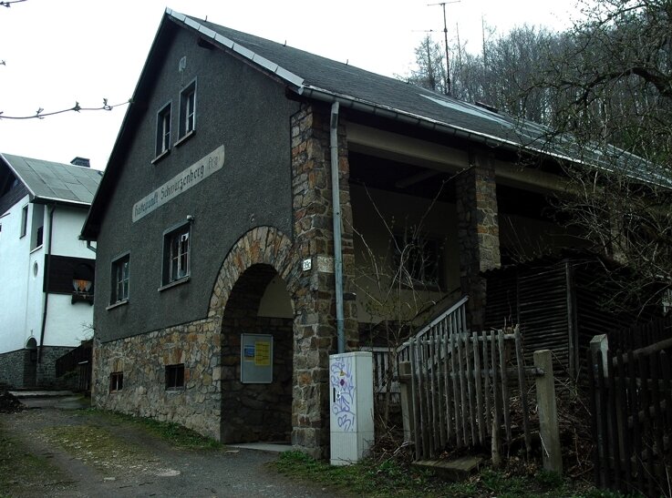 Haus am Haltepunkt in Schwarzenberg